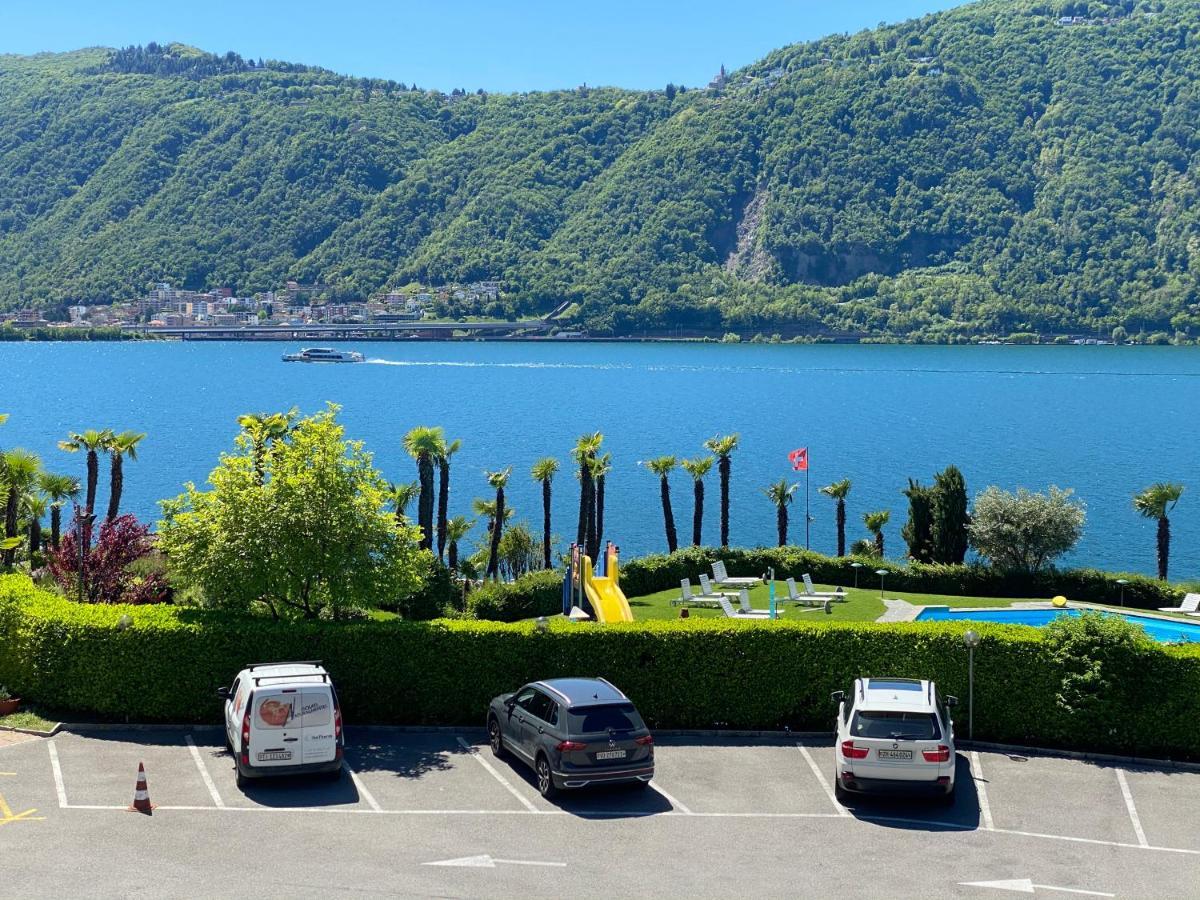 Holiday On The Lake Lugano 6 Bissone Exterior foto