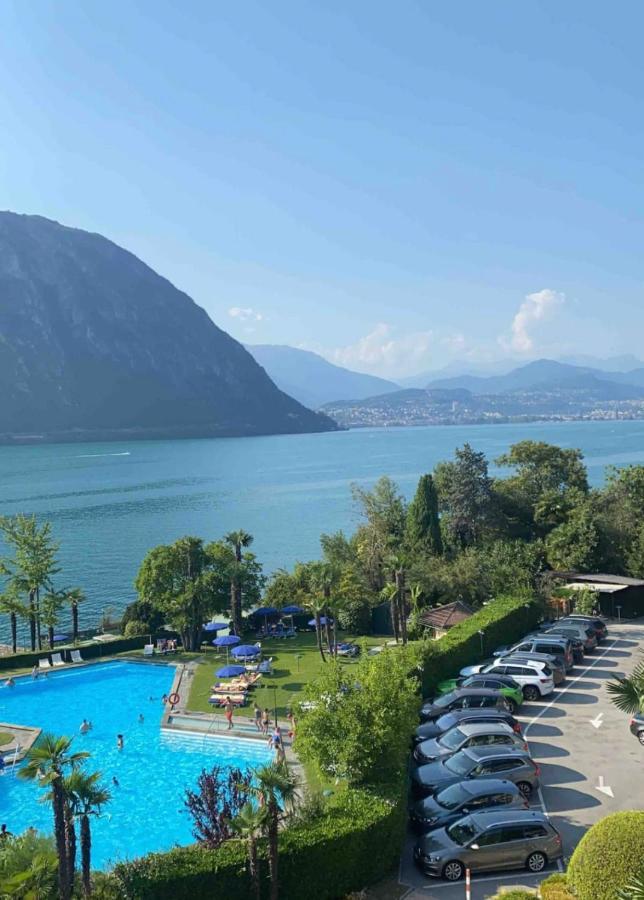 Holiday On The Lake Lugano 6 Bissone Exterior foto